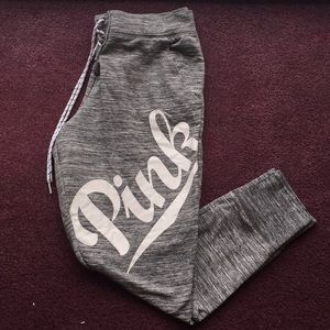 Pink Victoria’s Secret joggers!